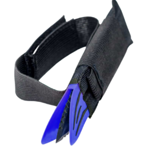 self defense knife in blue