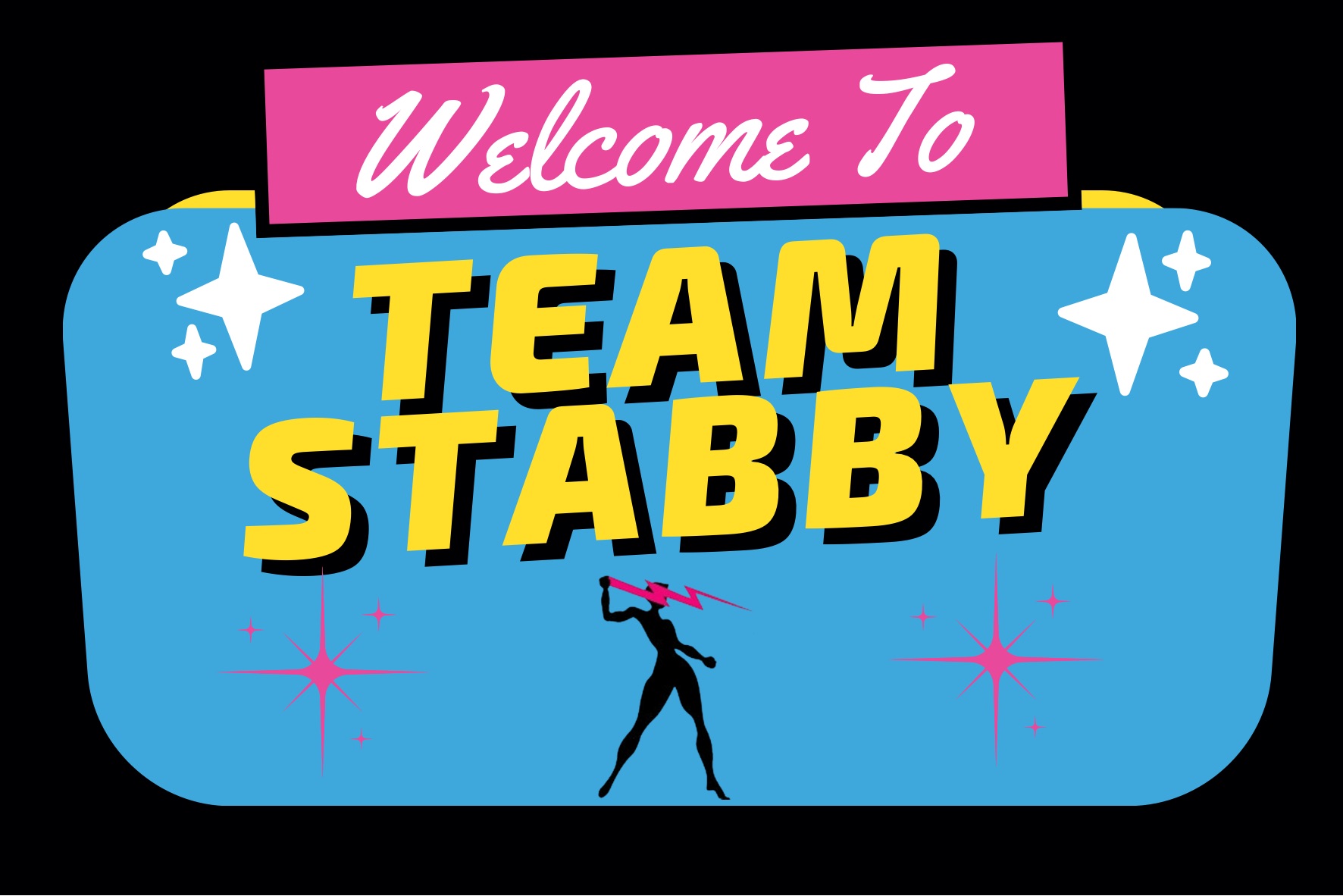 Team Stabby Sticker