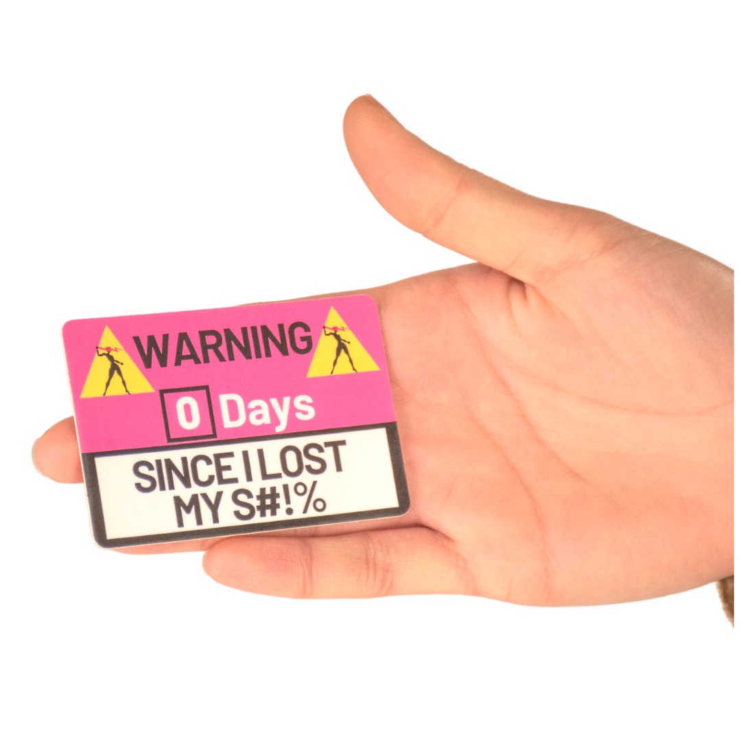 0 Days Sticker