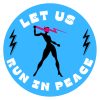Run In Peace Sticker