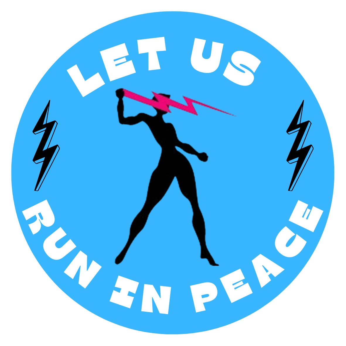 Run In Peace Sticker