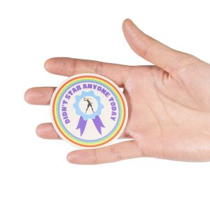Didn't Stab Anyone Pride Sticker